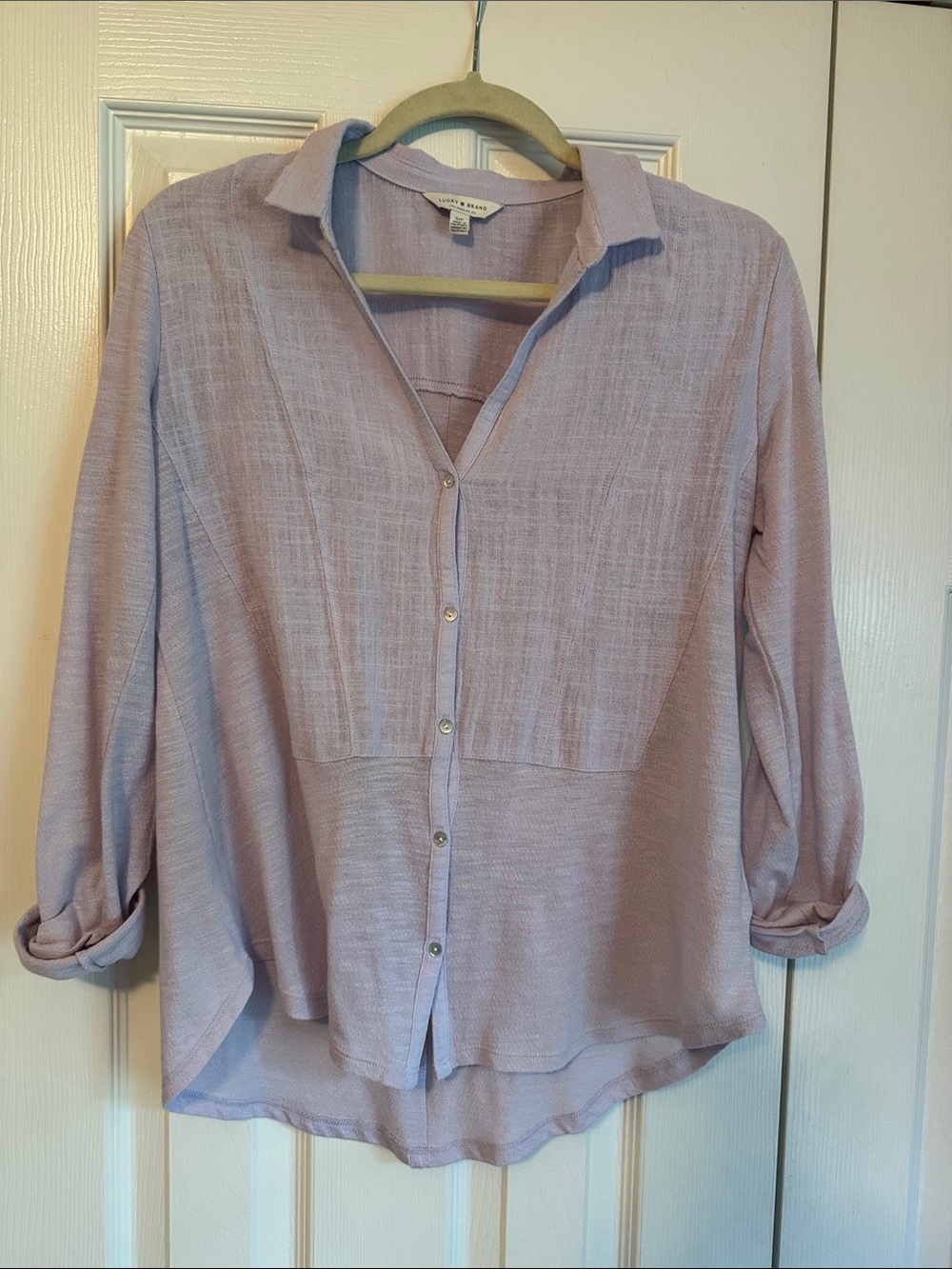 Lucky Brand Light Lavender Button-Down Shirt